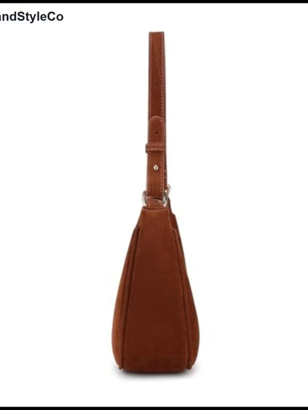 Crescent Hobo Tote PU Leather Underarm Shoulder Bag Women Cute Mini Purse